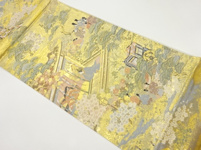 JAPANESE FUKURO OBI / WOVEN PEOPLE IN THE PAST